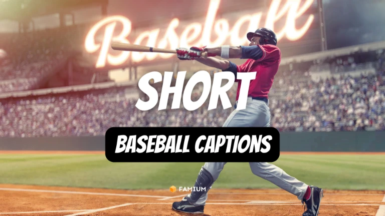 Short Baseball Captions for Instagram